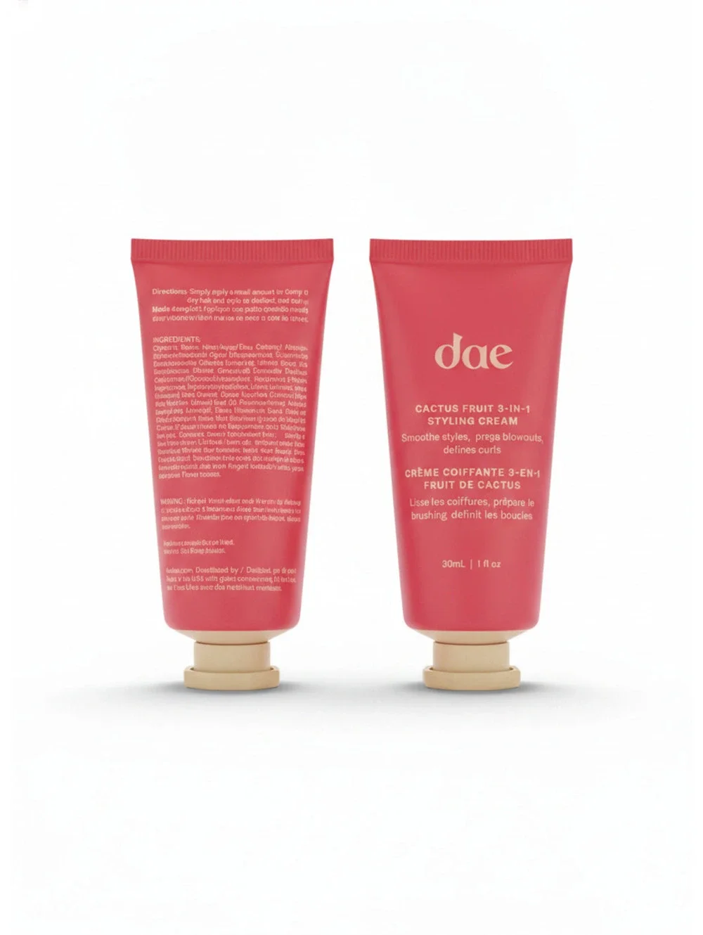 Dae Cactus Fruit 3-in-1 Styling Cream 1 oz Travel Size LOT 2